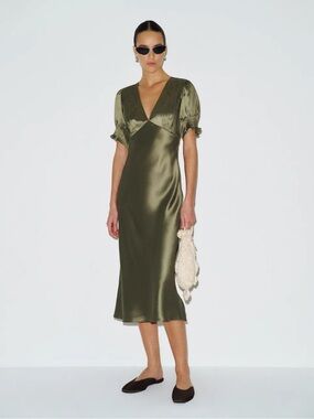 Reformation Sacha Silk Dress